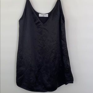 Black tank top blouse